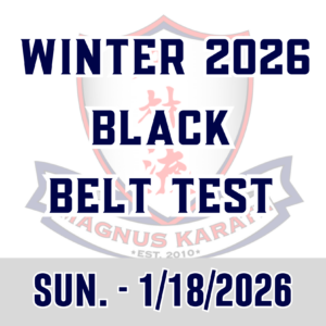 Winter Black Belt Test