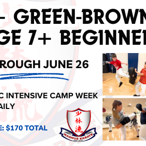 Green-Brown & Beginner Camp Week